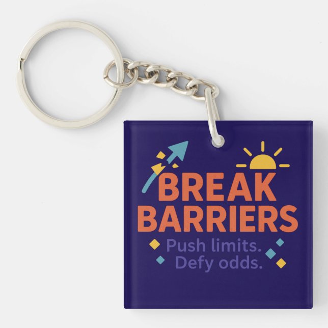 Custom Square Keychain – Personalize with Photos (Front)