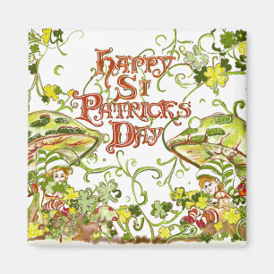 Custom Square Magnet   St. Patty's Day