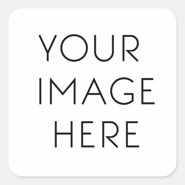 Custom Square Sticker (Front)