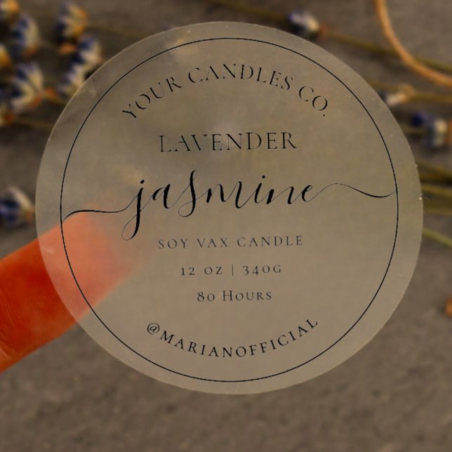 Custom srcipt round  transparent candle labels (Creator Uploaded)