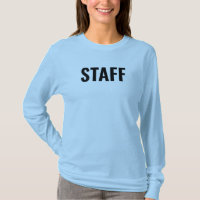 Custom Staff Crew Member Womens Long Sleeve