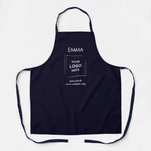 Custom Staff Name Company Branding Workwear Apron