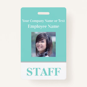 Custom Staff Photo ID Badge