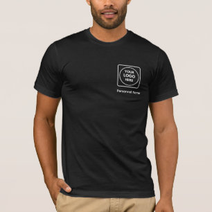 Custom Staff Uniform   Personalised personnel name T-Shirt