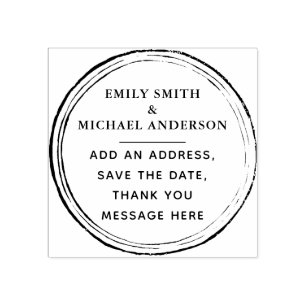 Custom STAMP Custom Text Rustic Grunge Vintage