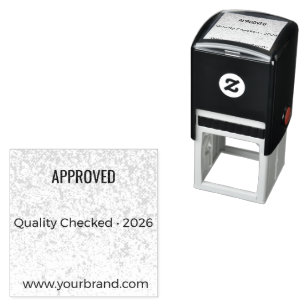 Custom Stamp Self Inking Approved Branding Tool