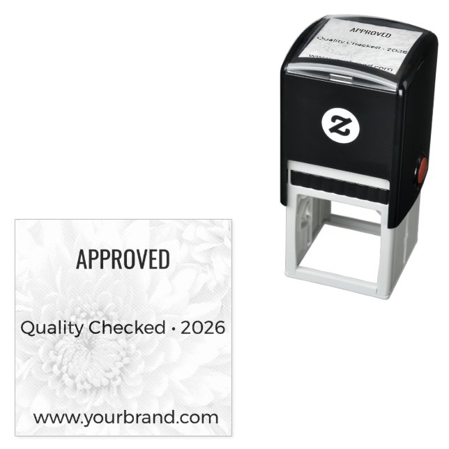 Custom Stamp Self Inking Approved Branding Tool (In Situ)