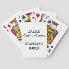 Custom STANDARD INDEX Casino Playing Cards