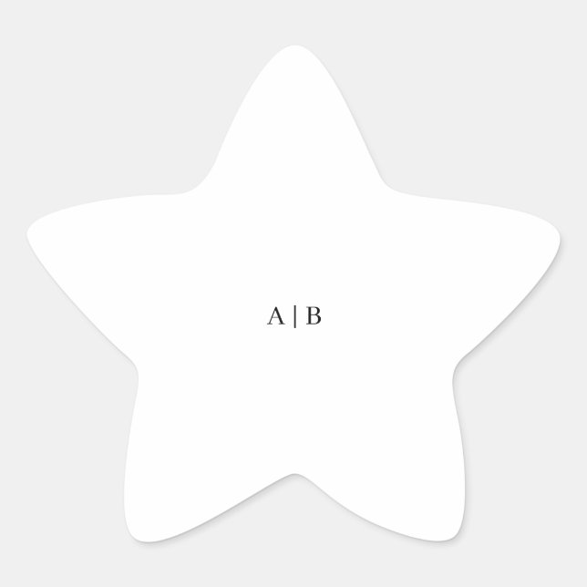 Custom Star Sticker (Front)