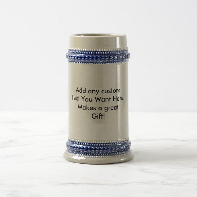 Custom Stein with Text (Center)