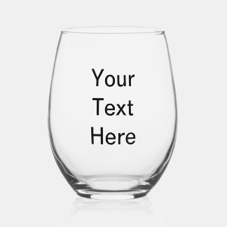 Custom Stemless Wine Glasses For Business