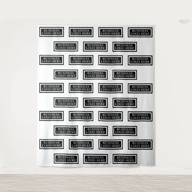 Custom Step and Repeat Fabric Backdrop Tapestry (Front)