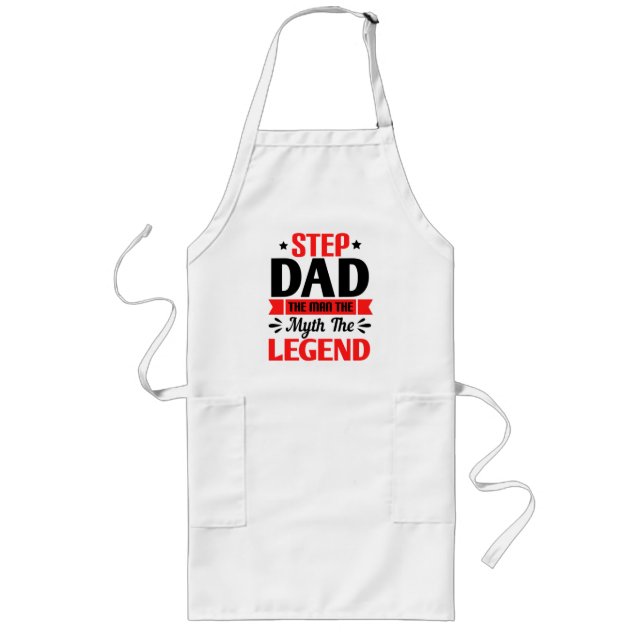Custom Step Dad Apron (Front)