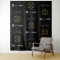 Custom Step & Repeat Three Logo Event Backdrop
