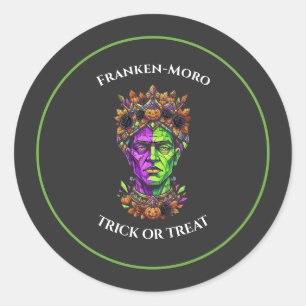 Custom Sticker Neon Halloween Frankenstein