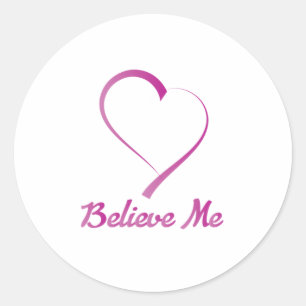 Custom Stickers & Labels Pink Font