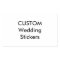 Custom Stickers RECTANGLE GLOSSY (4 pk.)