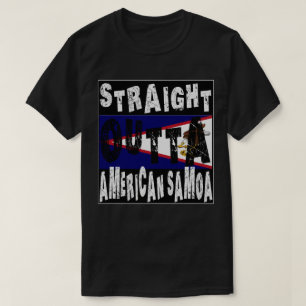 CUSTOM Straight Outta American Samoa Meme Tee