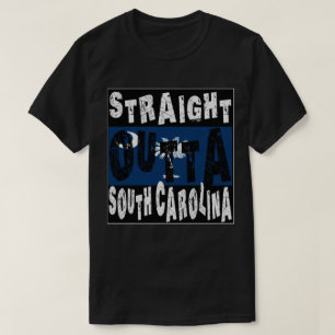 CUSTOM Straight Outta South Carolina Meme Tee