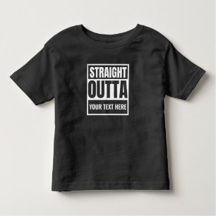 Custom Straight Outta T-Shirt