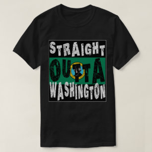 CUSTOM Straight Outta Washington Meme Tee