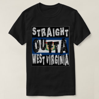 CUSTOM Straight Outta West Virginia Meme Tee