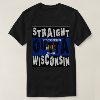 CUSTOM Straight Outta Wisconsin Meme Tee