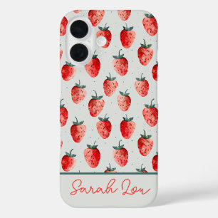 Custom Strawberry Design Phone Case