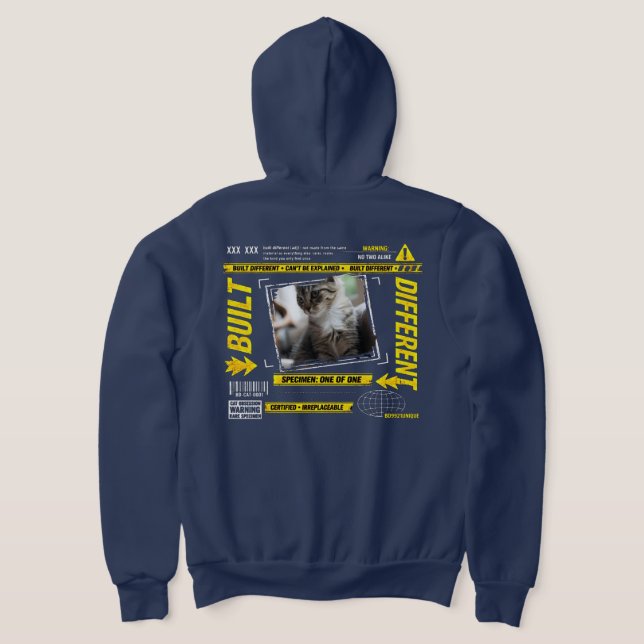Custom Streetwear Cat Lover Funny Tee (Laydown Back)