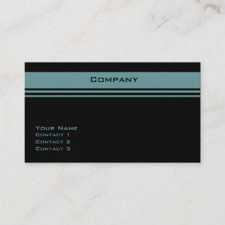 Custom Stripe (Blue/Green) Business Card