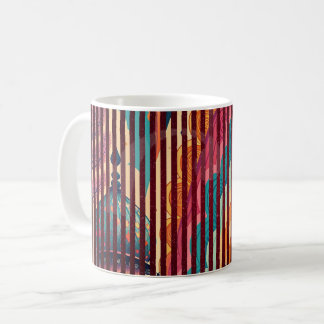 Custom Striped Fantasy Art Mug