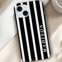 Custom Stripes Black White