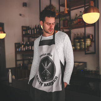 Custom Stylish Barber Shop Apron