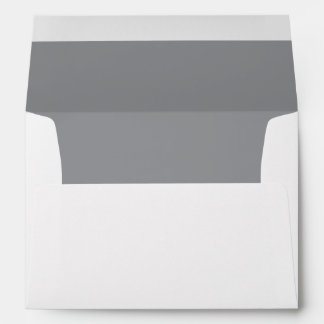 CUSTOM STYLISH MODERN MINIMAL SIMPLE WEDDING WHITE ENVELOPE