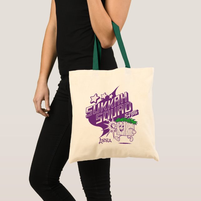 Custom Sukkah Squad 5786 Shirts for Sukkot Sameach Tote Bag (Front (Product))