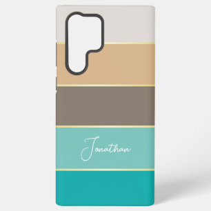 Custom Summer Colors Color Block Stripes Samsung Galaxy Case