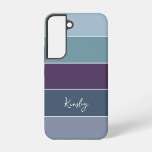 Custom Summer Colours Colour Block Stripes Samsung Galaxy Case