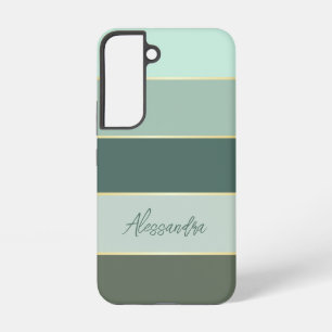 Custom Summer Colours Colour Block Stripes Samsung Galaxy Case