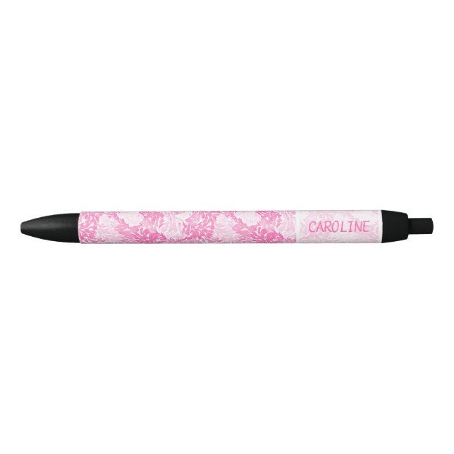 Custom Summer Colours Paint Splatter Pattern Penci Black Ink Pen (Front)