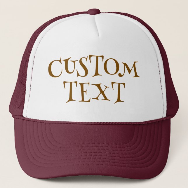 Custom Summer Vacation Family Crew Beach Trucker  Hat (Front)