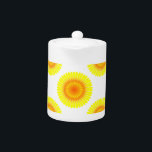 Custom Sunflower Pattern<br><div class="desc">Sunflower pattern in yellow and orange. Original design.</div>