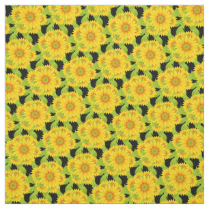 Custom Sunflowers Fabric