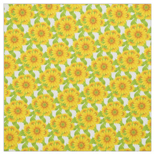 Custom Sunflowers Fabric