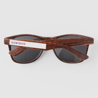 Custom sunglasses