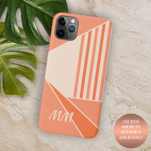 Custom Sunny Summer Orange Coloured Mod Art Case-Mate iPhone Case