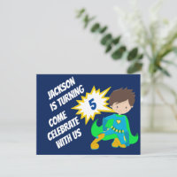 Custom Superhero Action Hero Kids Birthday Party