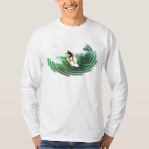 Custom Surfer Trendy Template Elegant Modern T-Shirt