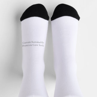 Custom Sustainable Premium Crew Sock