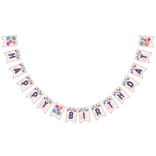 Custom Swallowtail Party Bunting Banner