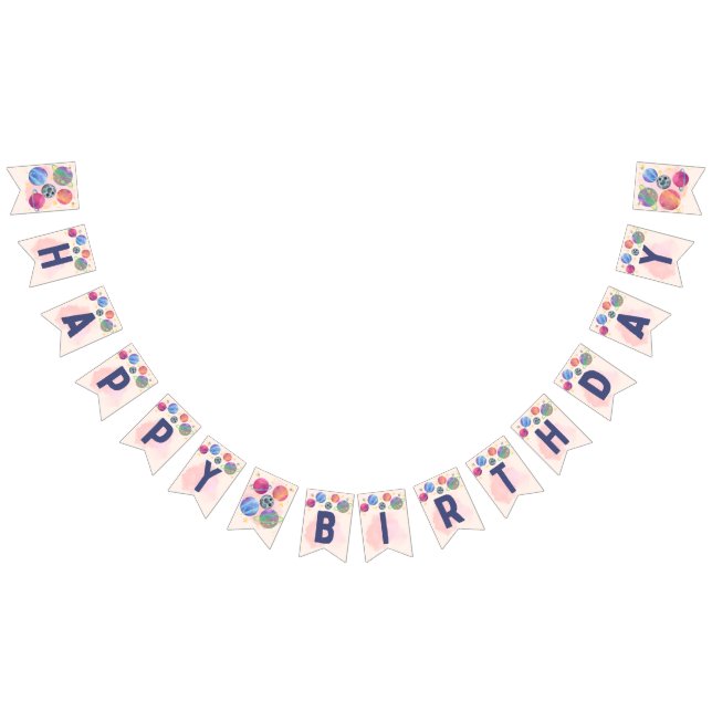 Custom Swallowtail Party Bunting Banner (All)